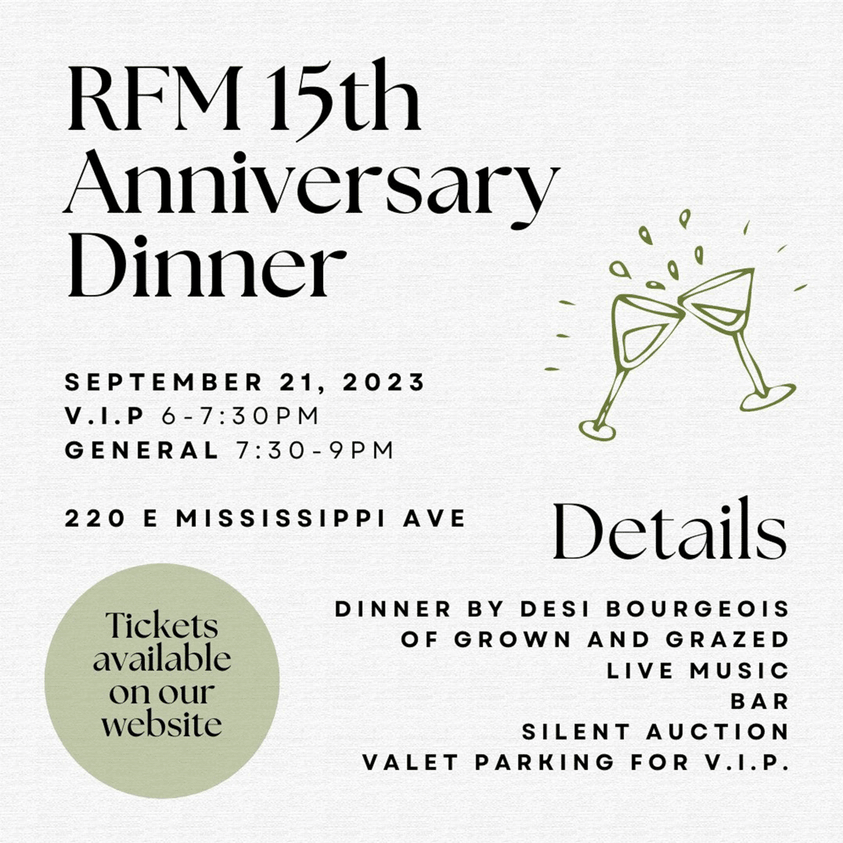 Celebrate 15 years of Ruston Farmers Market with Grown and Grazed
